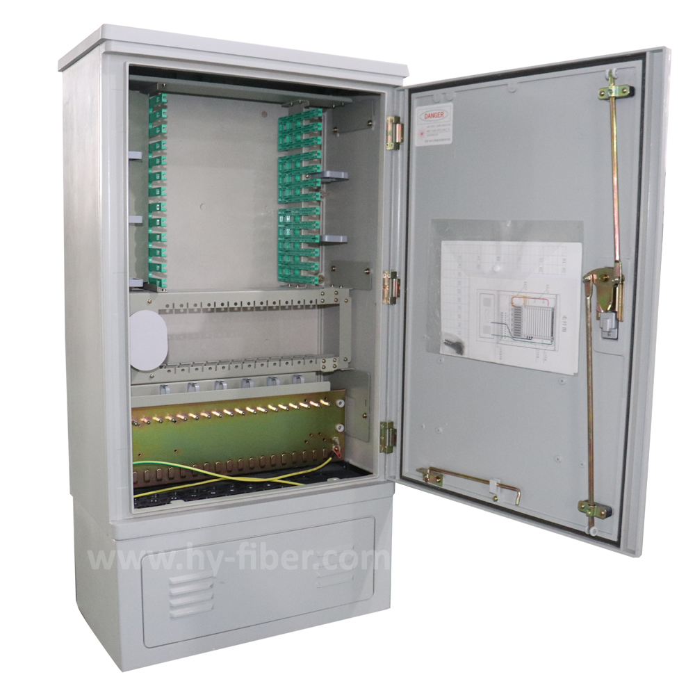 96 Core Fiber Optical Distribution Outdoor Cabinet SMC